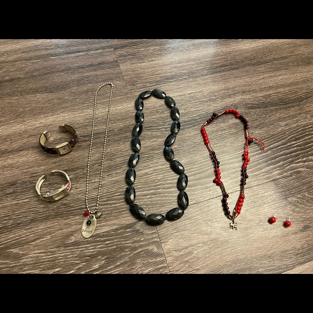 Georgia Bulldogs jewelry set